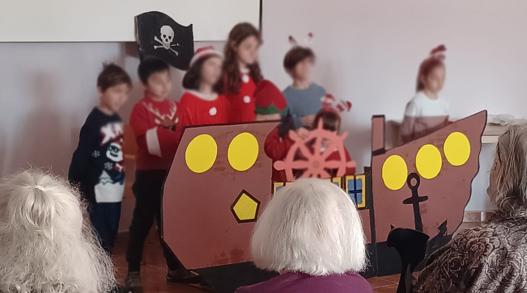 Actuación de Navidad de los alumnos del CRA Valle del Riaza