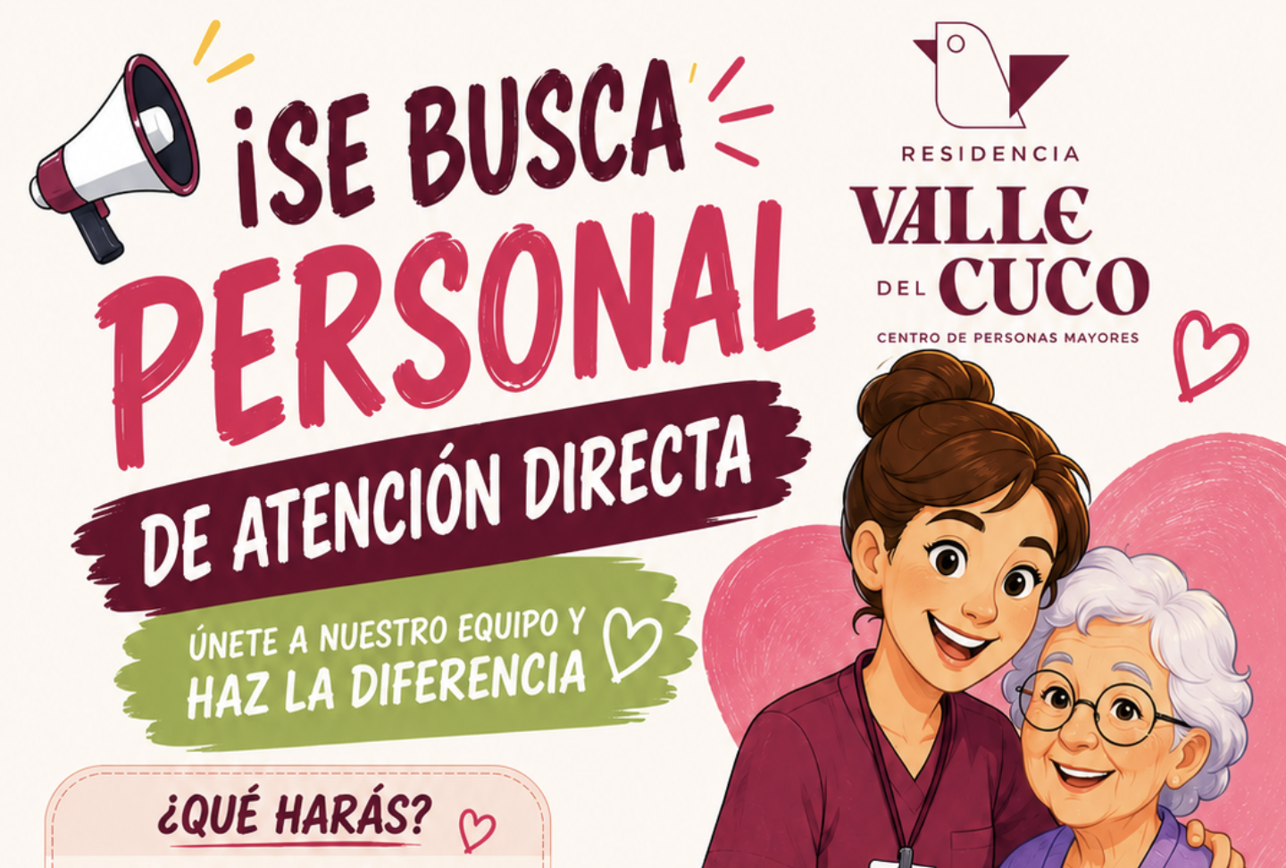 ¿Quieres formar parte de nuestro equipo?